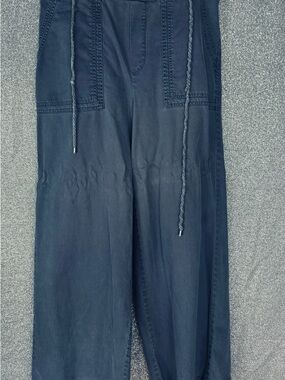 Joie Navy Braided-Drawstring Jogger Pants
